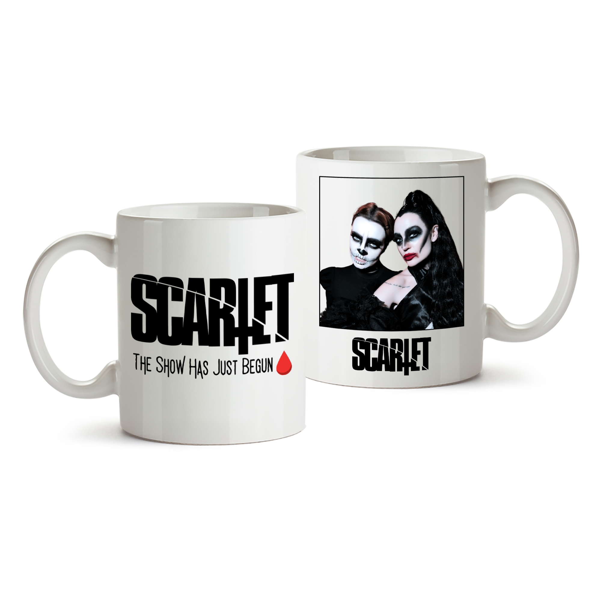 SCARLET - MUG, THE SHOW HAS JUST BEGUN (2-PACK)