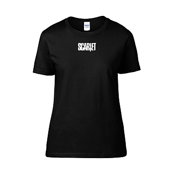 SCARLET - LADIES T-SHIRT, LOGO