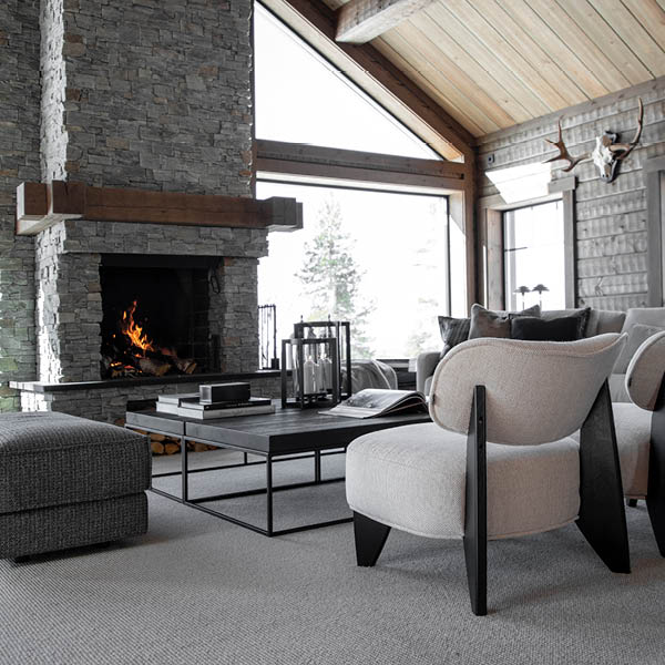 Carlisle Soffbord i massiv ek  Matt black - 6
