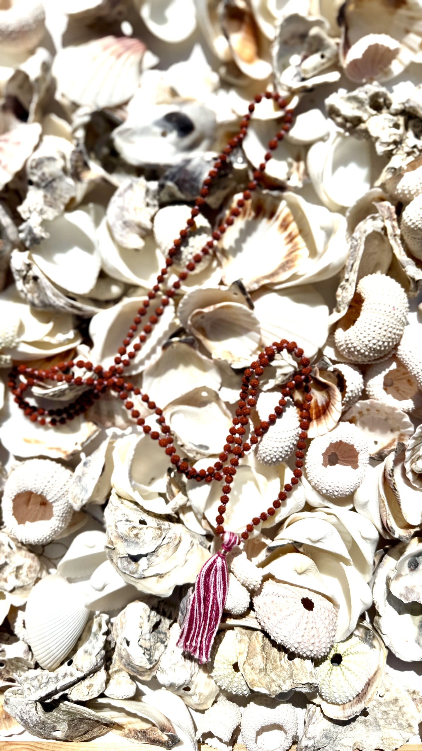 PRAY & LOVE NECKLESS MALA PINK 