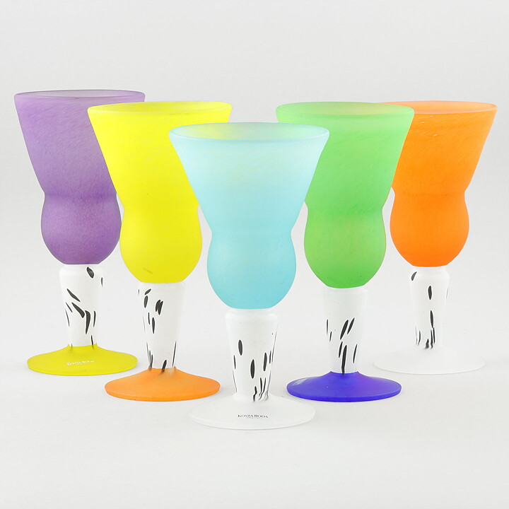 Gunnel Sahlin (Amazon 1993) Green Joyous Goblet 19 cm