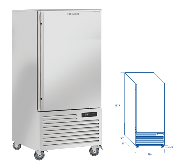 Nedkylningsskåp Blast Chiller  - 4