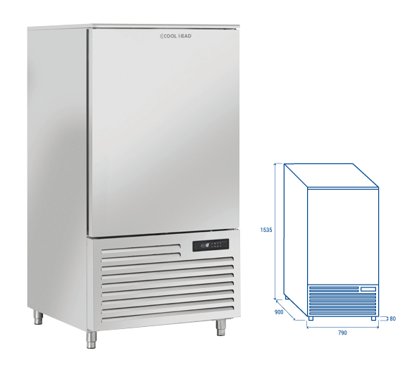 Nedkylningsskåp Blast Chiller  - 3