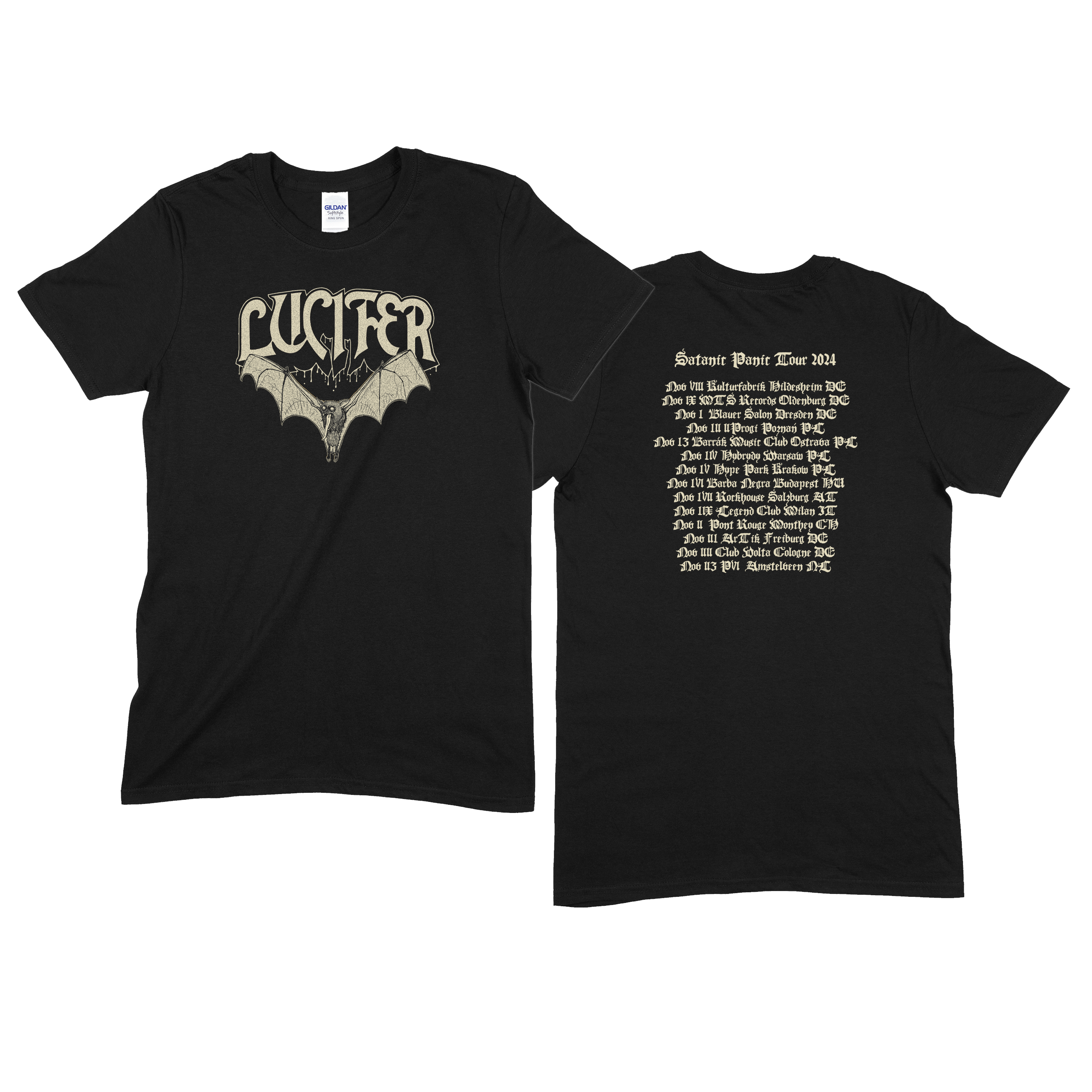 LUCIFER - T-SHIRT, SATANIC PANIC TOUR 2024