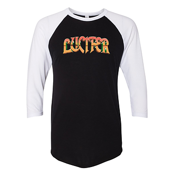 LUCIFER - 3/4 BASEBALL, CHROME LOGO