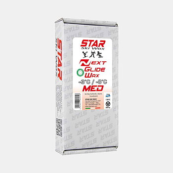 Star Ski Wax - Next Glide Wax Med 250g