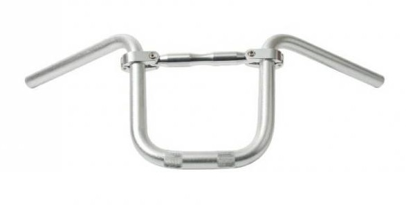 Steering handle silver
