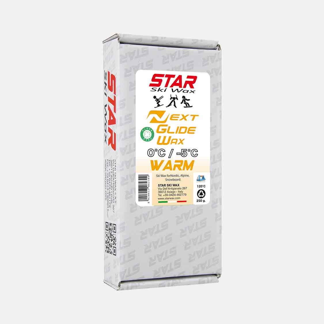 Star Ski Wax - Next Glide Wax Warm 250g