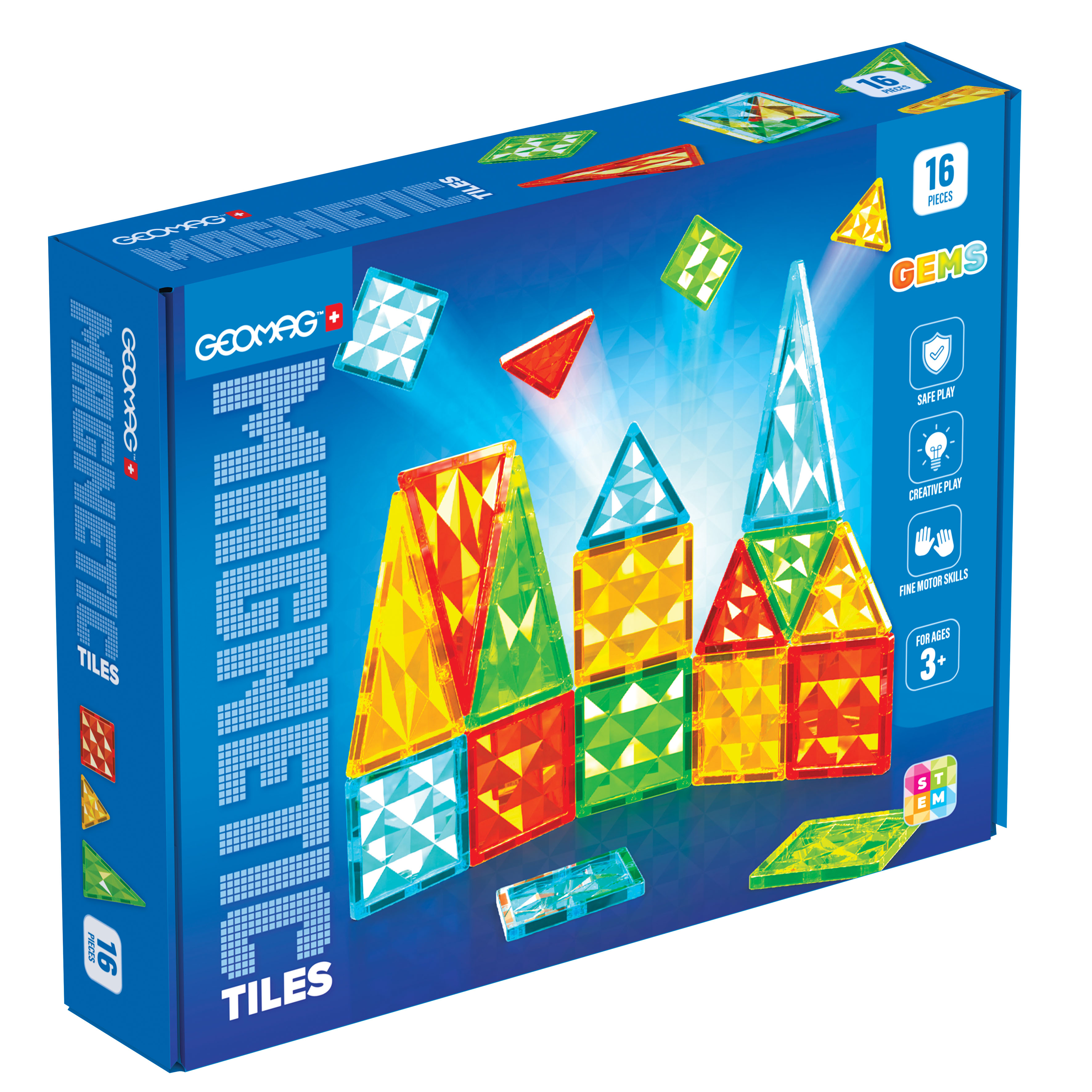 Geomag Magnetic Tiles 16pcs