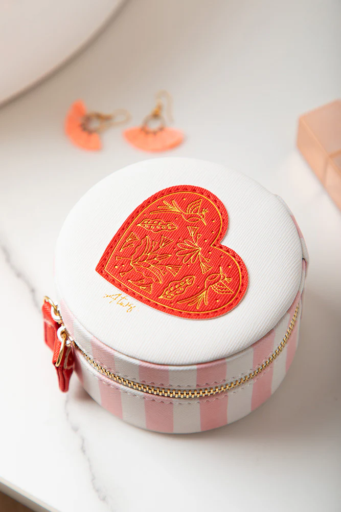 Pink Stripes Jewellery Box - 4