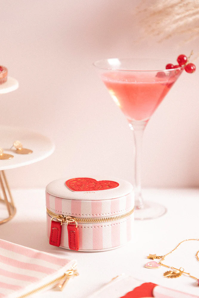 Pink Stripes Jewellery Box - 2