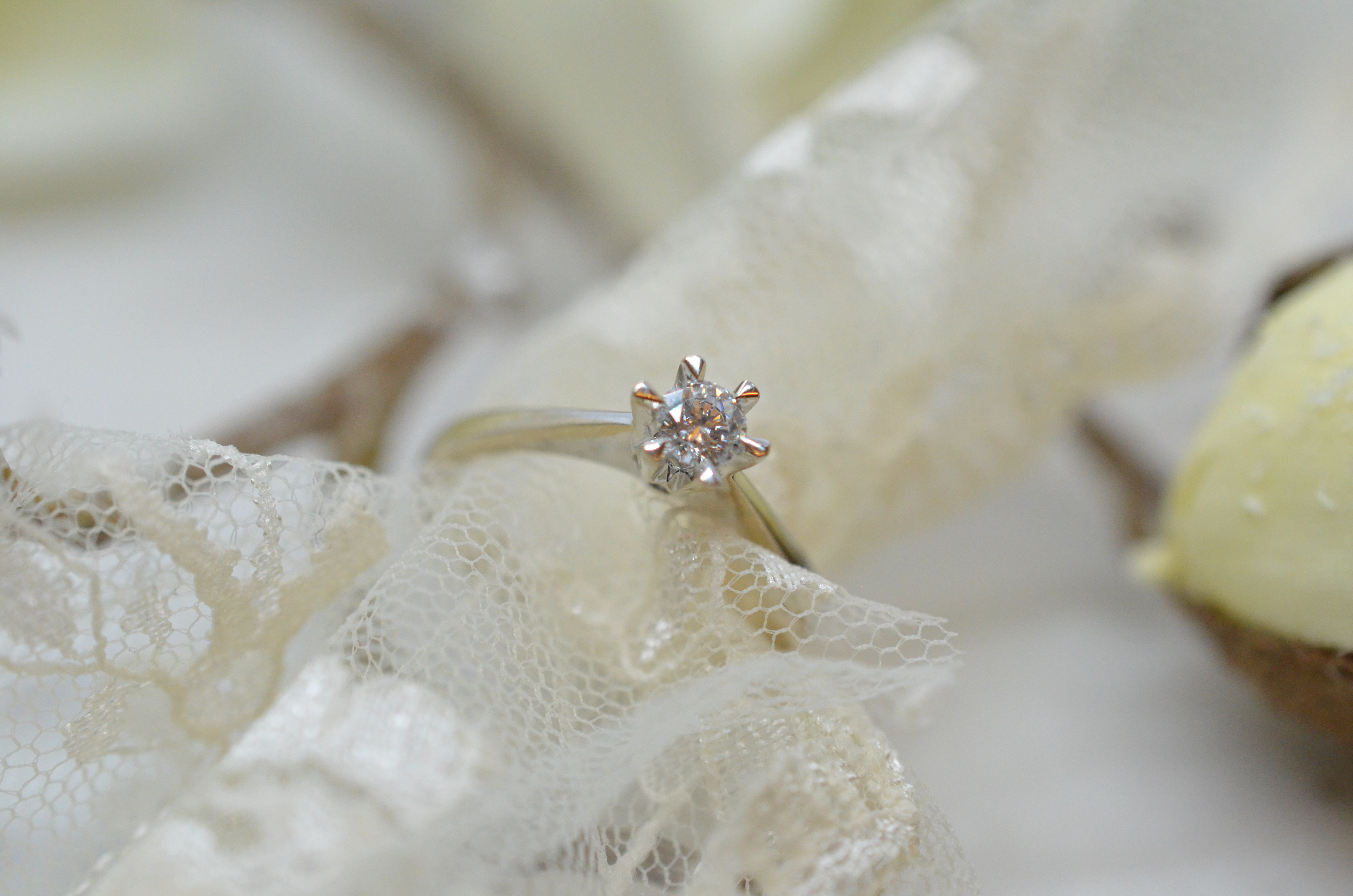 Vintage 18k "Galaxia" diamantring, 0,22 ct - 2