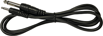 0,6 9 Jack/Mini jack mono cable with 6,3-3,5 mm connectors