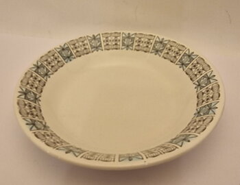 Staffordshire Potteries djup tallrik