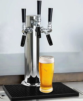 Bar mat for beer column