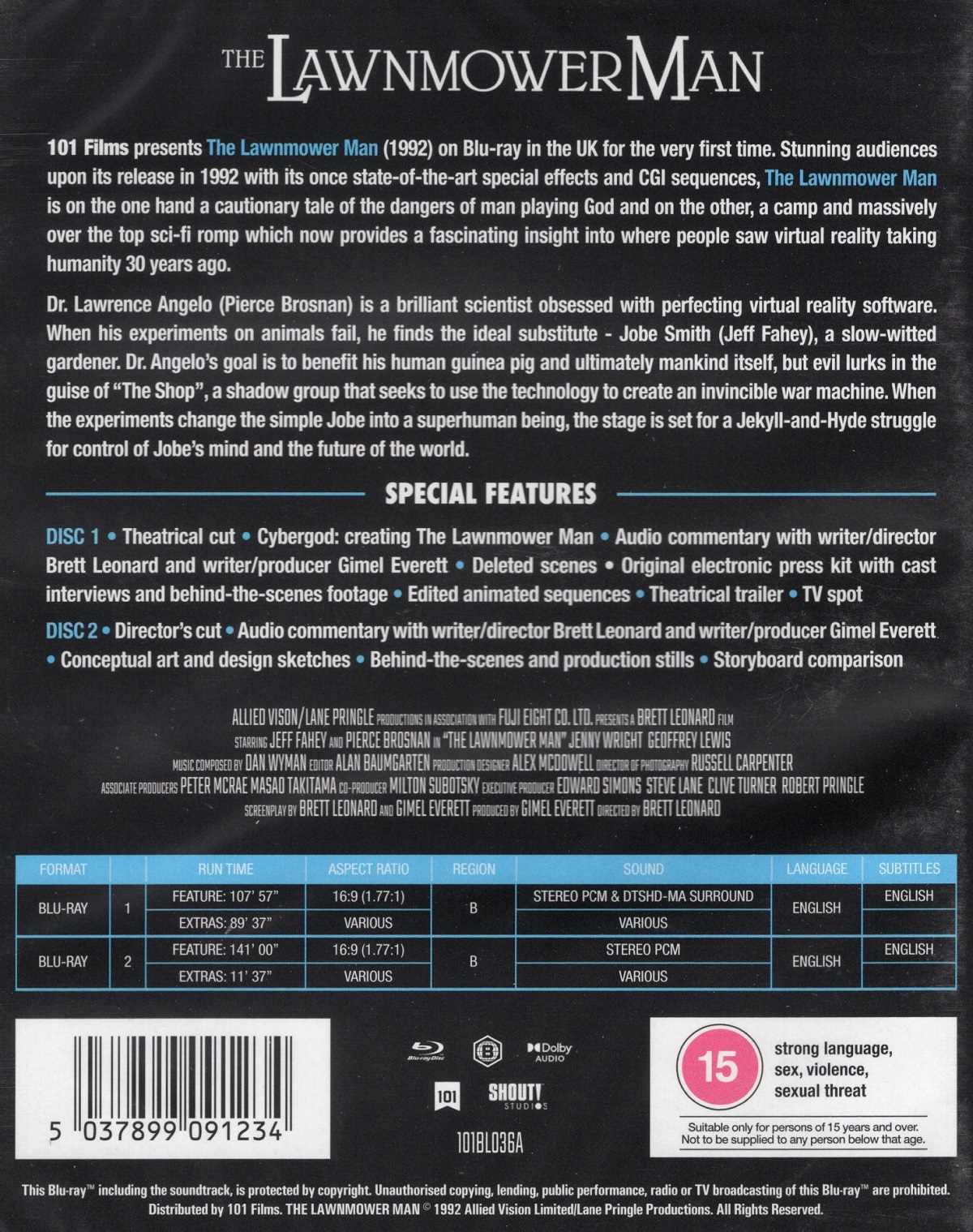 Lawnmower Man (ej svensk text) (Blu-ray) - 2