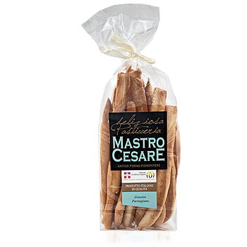 Mastro Cesare Grissini med Parmigiano Reggiano, 200 g italienska brödpinnar