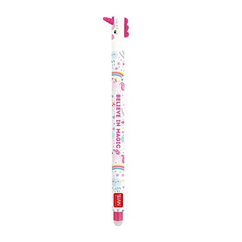 Gelpenna med utsuddbart bläck - Enhörning, rosa