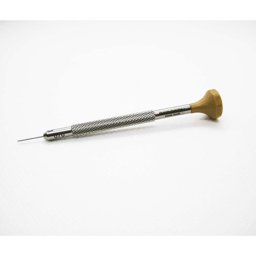 Bergeon skruvmejsel 30081 0,7 mm (Guld)