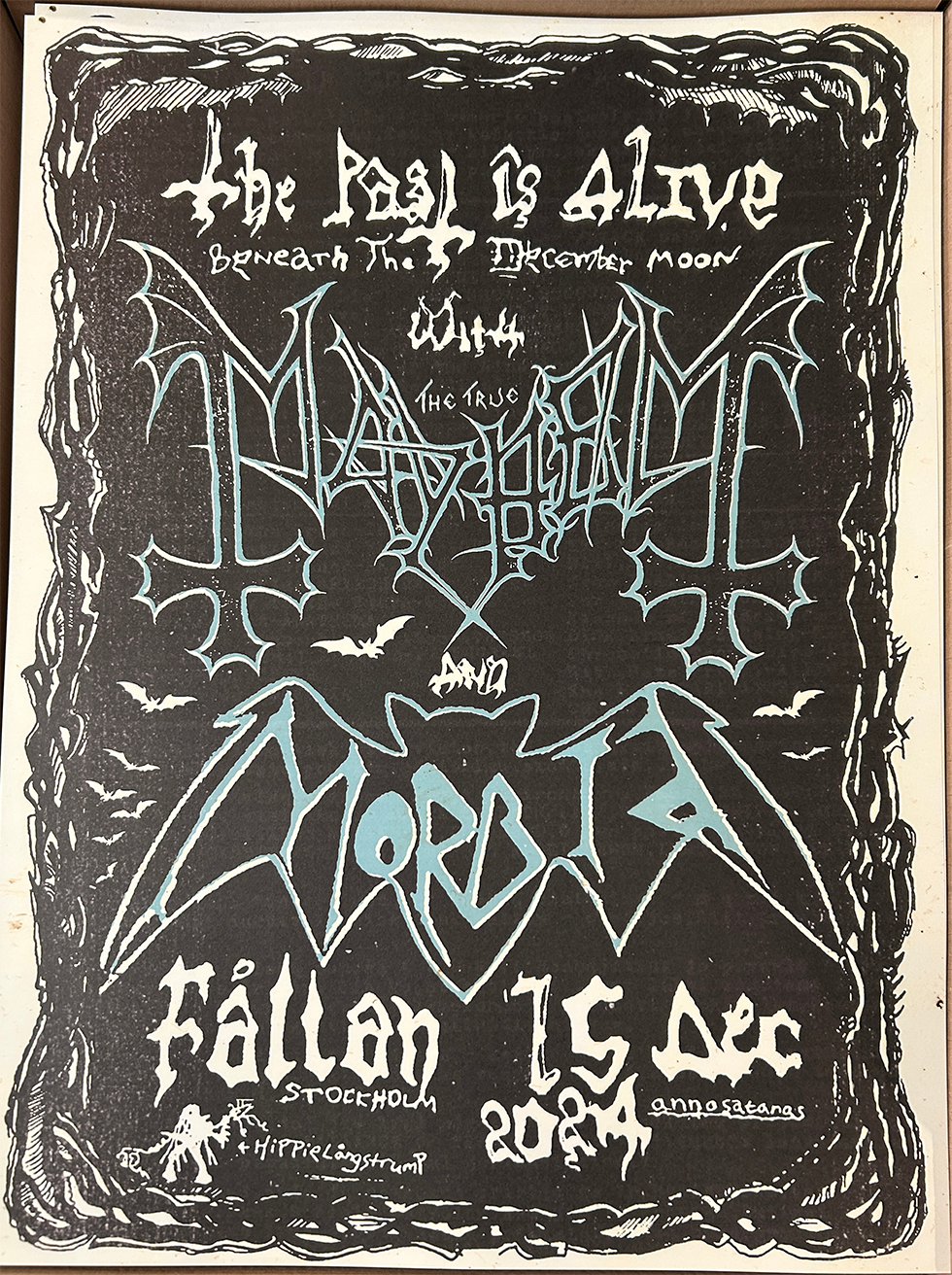 MORBID - Official Stockholm Show Poster A2 - TRUST NO ONE RECORDINGS