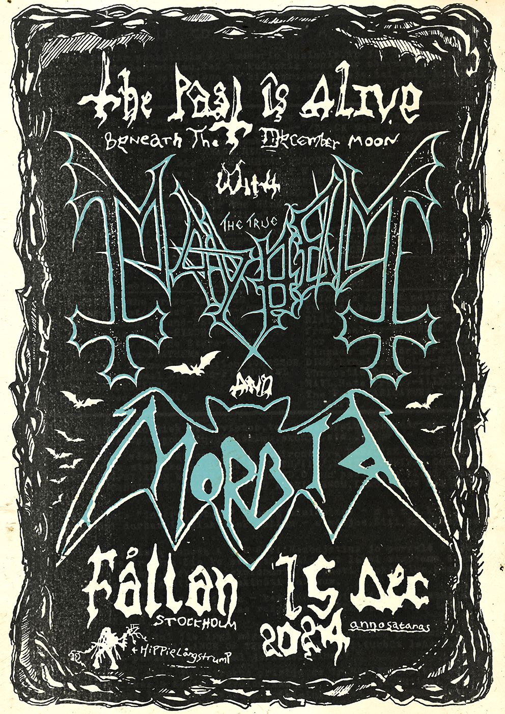 MORBID - Official Stockholm Show Poster A2 - TRUST NO ONE RECORDINGS