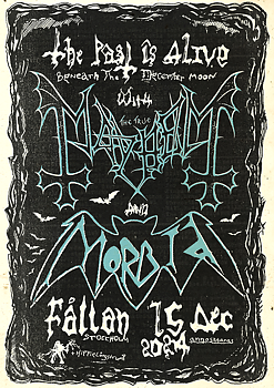 MORBID - Official Stockholm Show Poster A2
