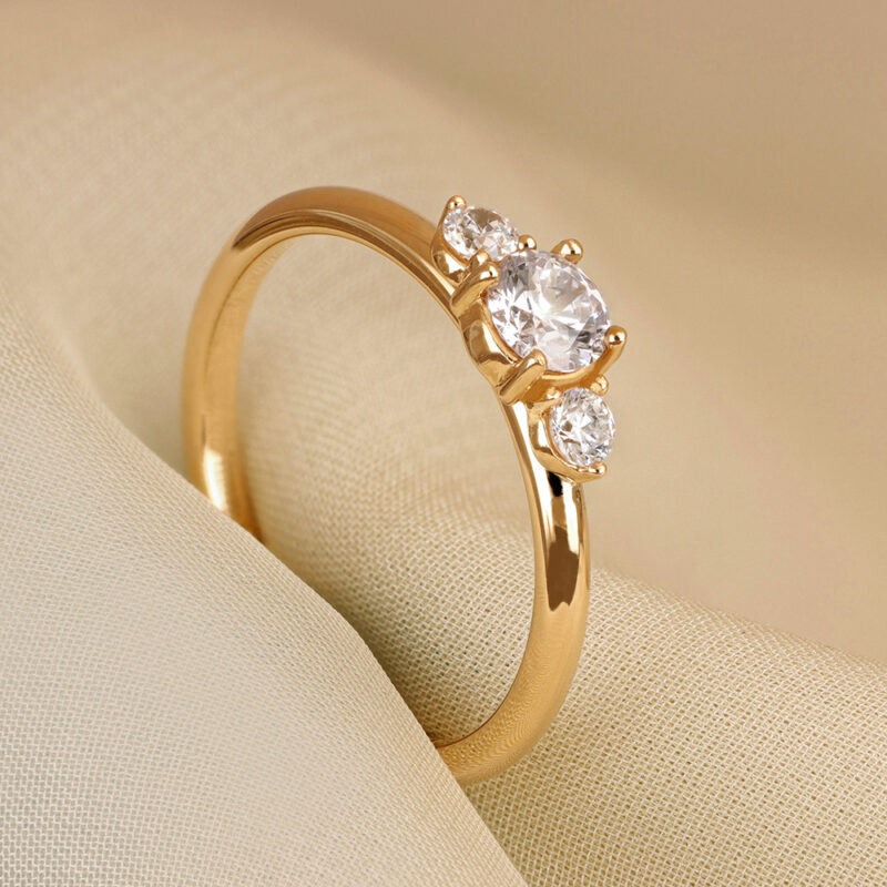 Ring Tilda diamanter guld 18 karat 