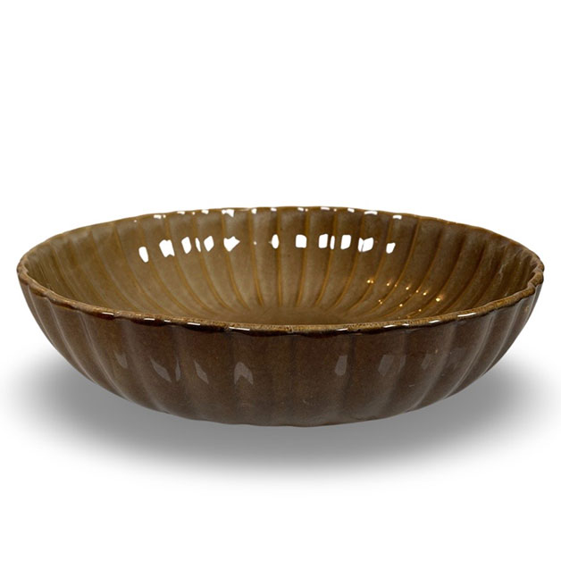 Salladsskål "Joy" Ocra, Large - Miljögården