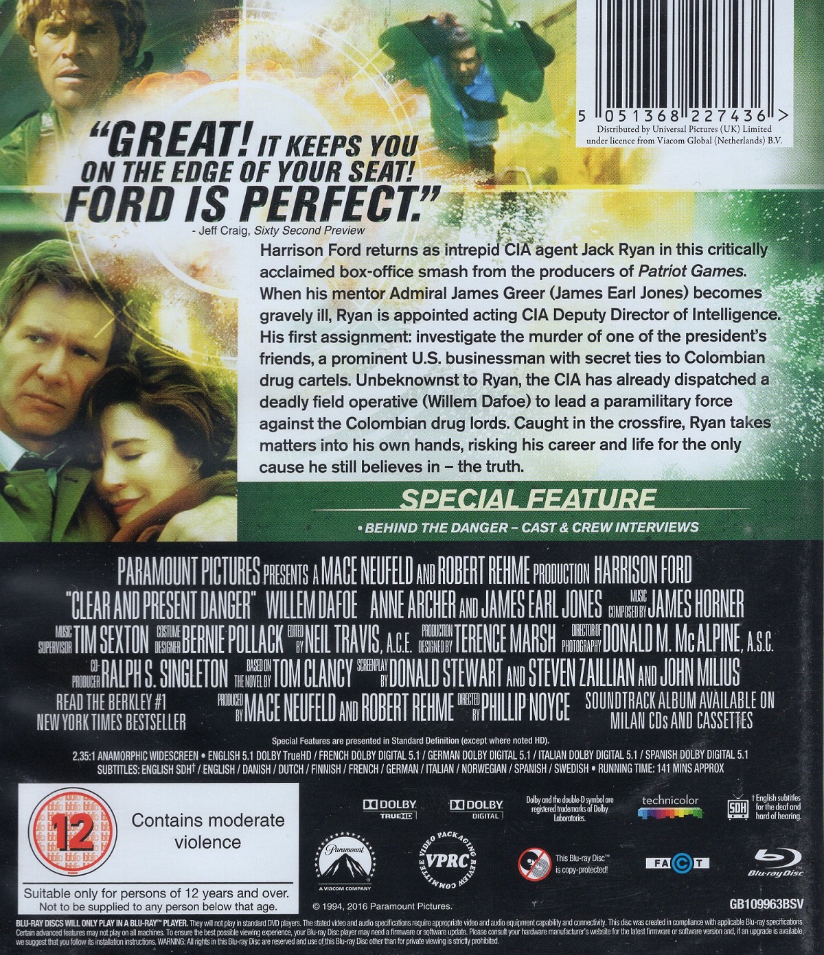 Clear And Present Danger (Blu-ray) - 2