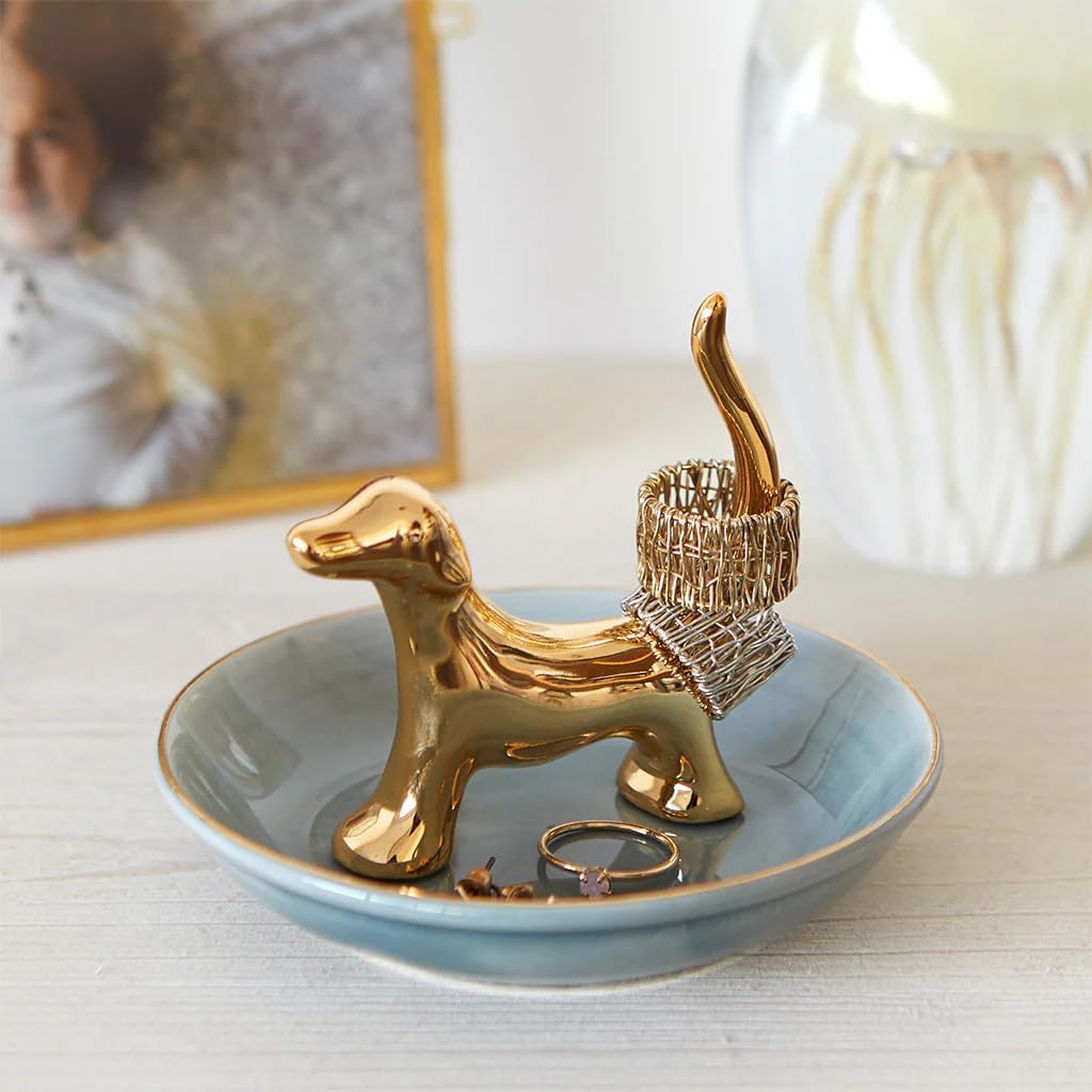 Ringhållare Hund - Guld