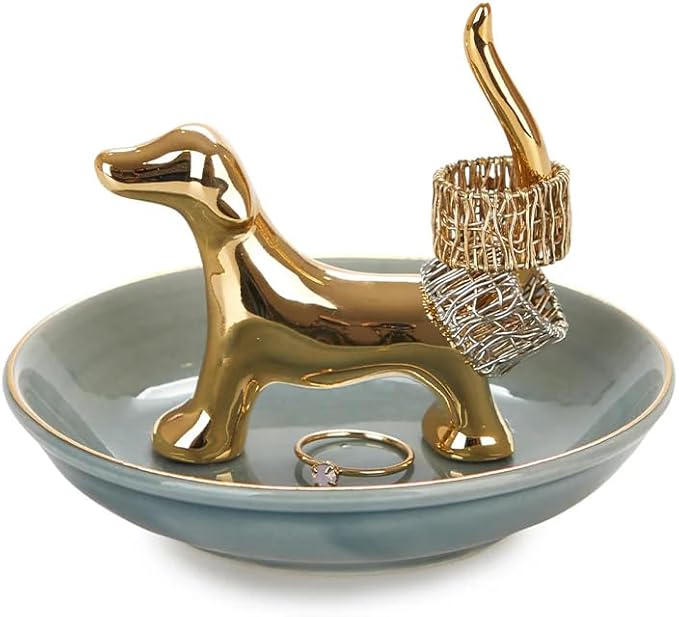 Ringhållare Hund - Guld - 4