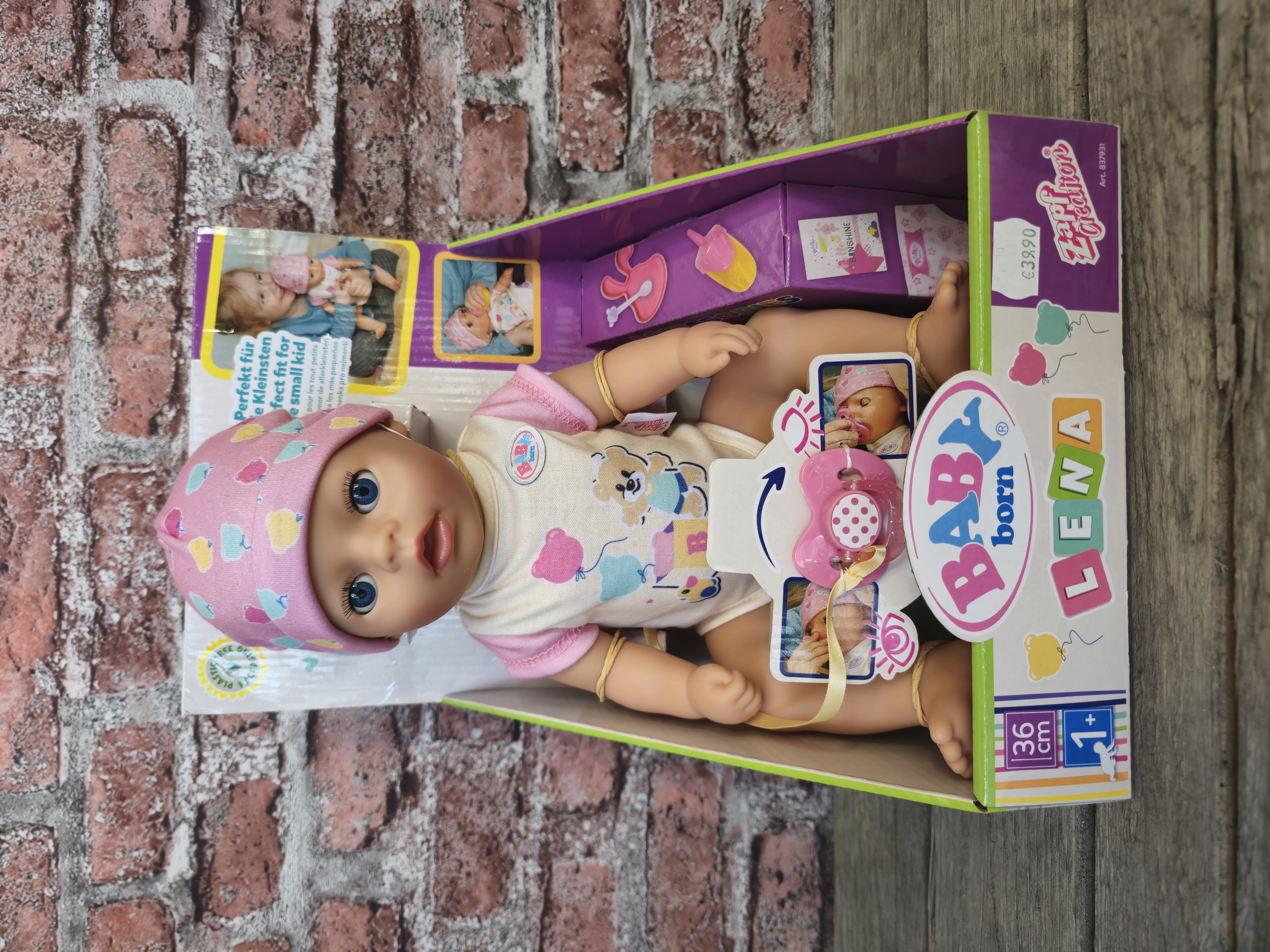 BABY Born Lena - tyttönukke 36cm