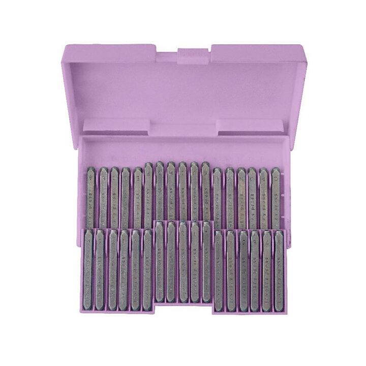 WeRMK Jewelry Press Alphapet Stamps - Serif Lowercase & Symbols