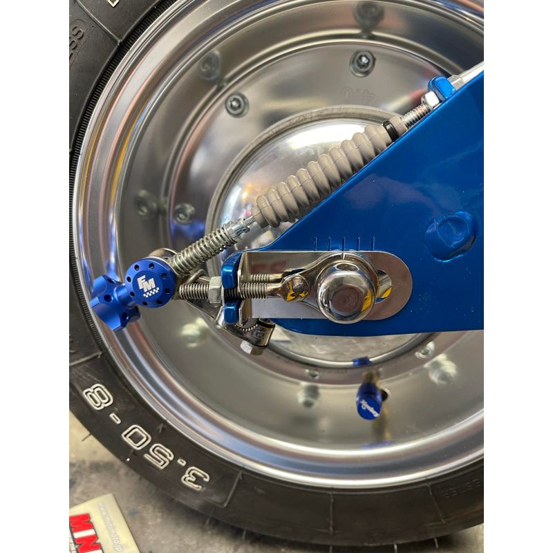 Swing arm protector chain adjustment MiniMoto - 2