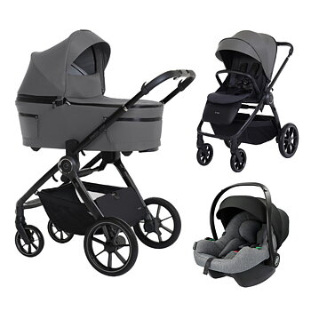 Barnvagnspaket 3i1 Espiro Yoga 2025 inkl. Babyskydd Cosmo Smart Babyskydd