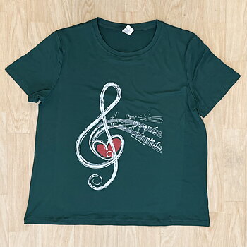 T-Shirt G-Klav Grön Large