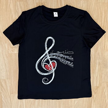 T-Shirt G-Klav Svart Medium