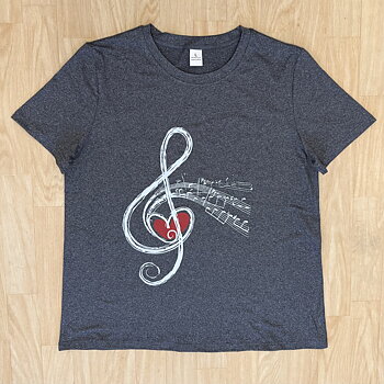 T-Shirt G-Klav Grå Medium