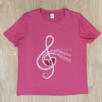 T-Shirt G-Klav Rosa Medium