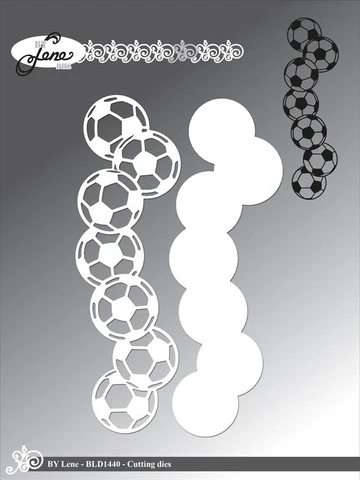 By Lene Dies -Football Border