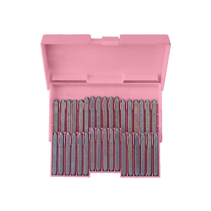 WeRMK Jewelry Press Alphapet Stamps - Serif Uppercase & Numbers