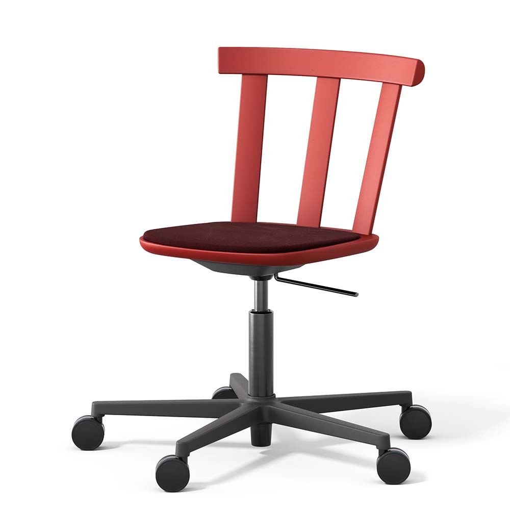 Alt swivel chair Upholstered Seat (Birch standard choices) - Stolab - 4