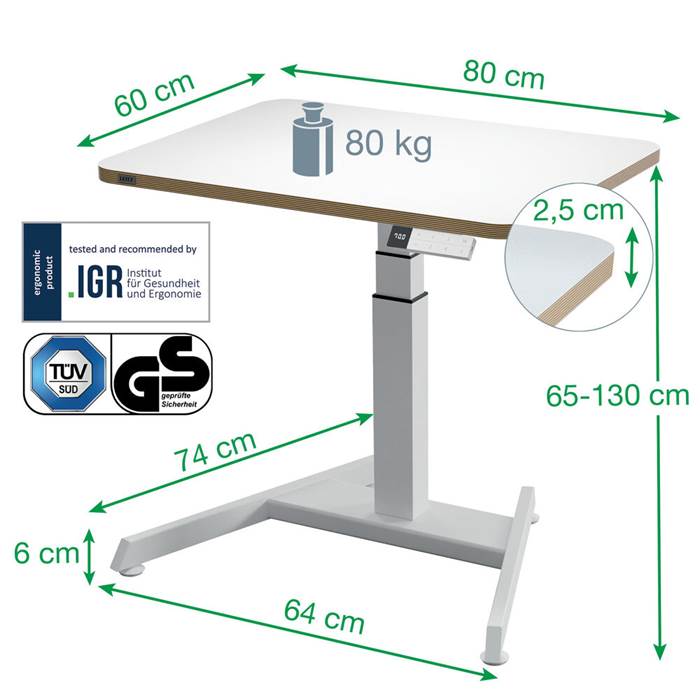 Skrivbord Ergo Höj-sänkbart el - 4