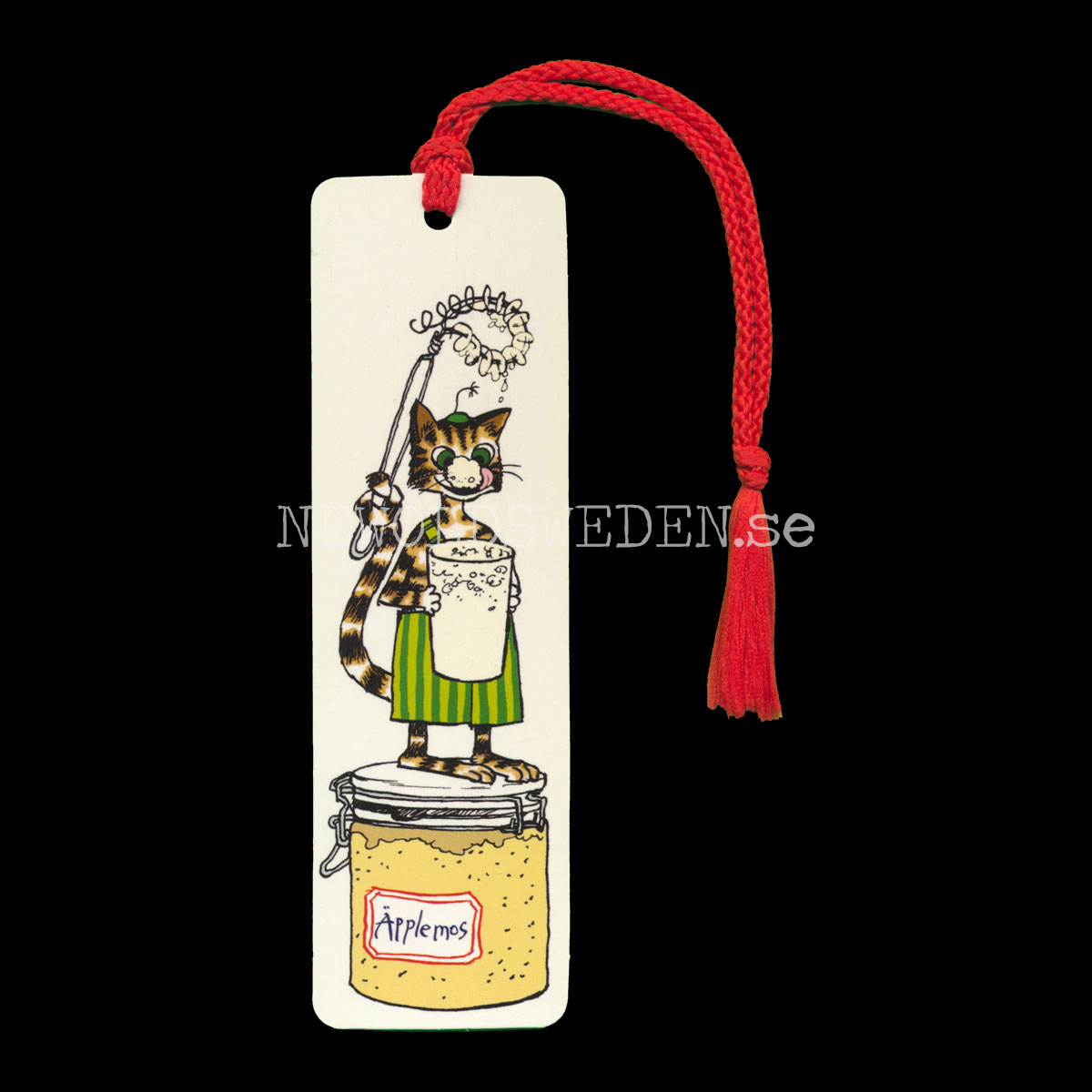 Findus äppelmos Bokmärke Sven Nordqvist