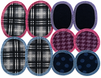 Laglappar i ull utan Vliesofix – sy fast | 10-pack
