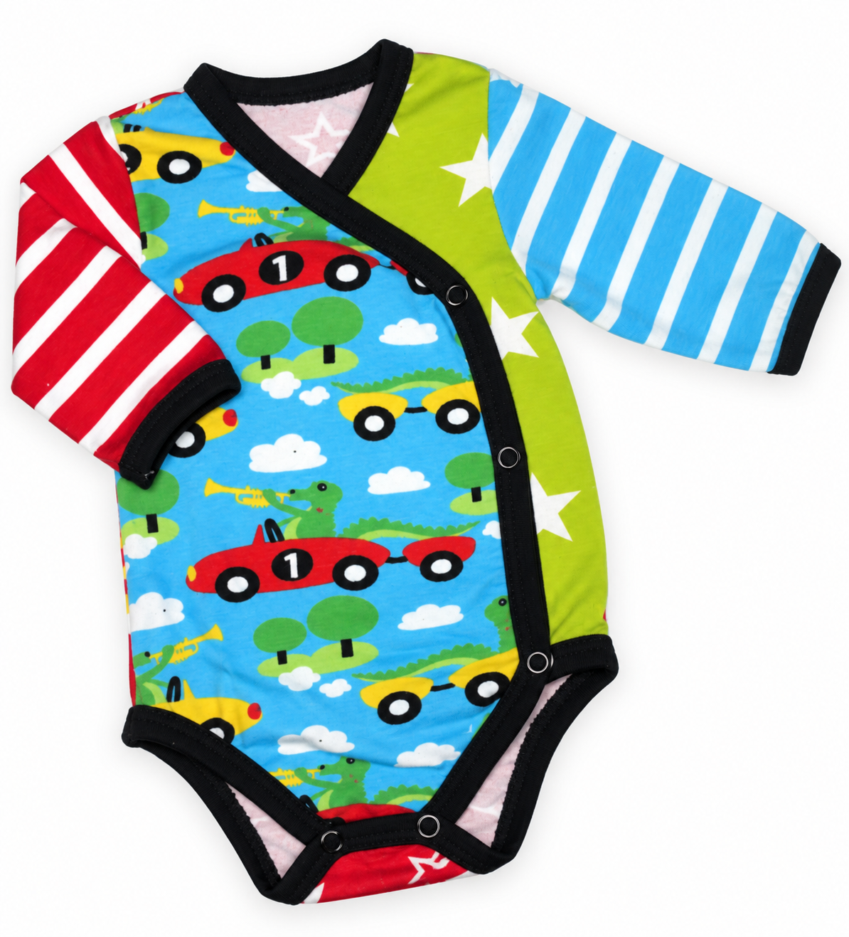 Babyset i bomull –Krokodilen i bilen | 50/56 - 2