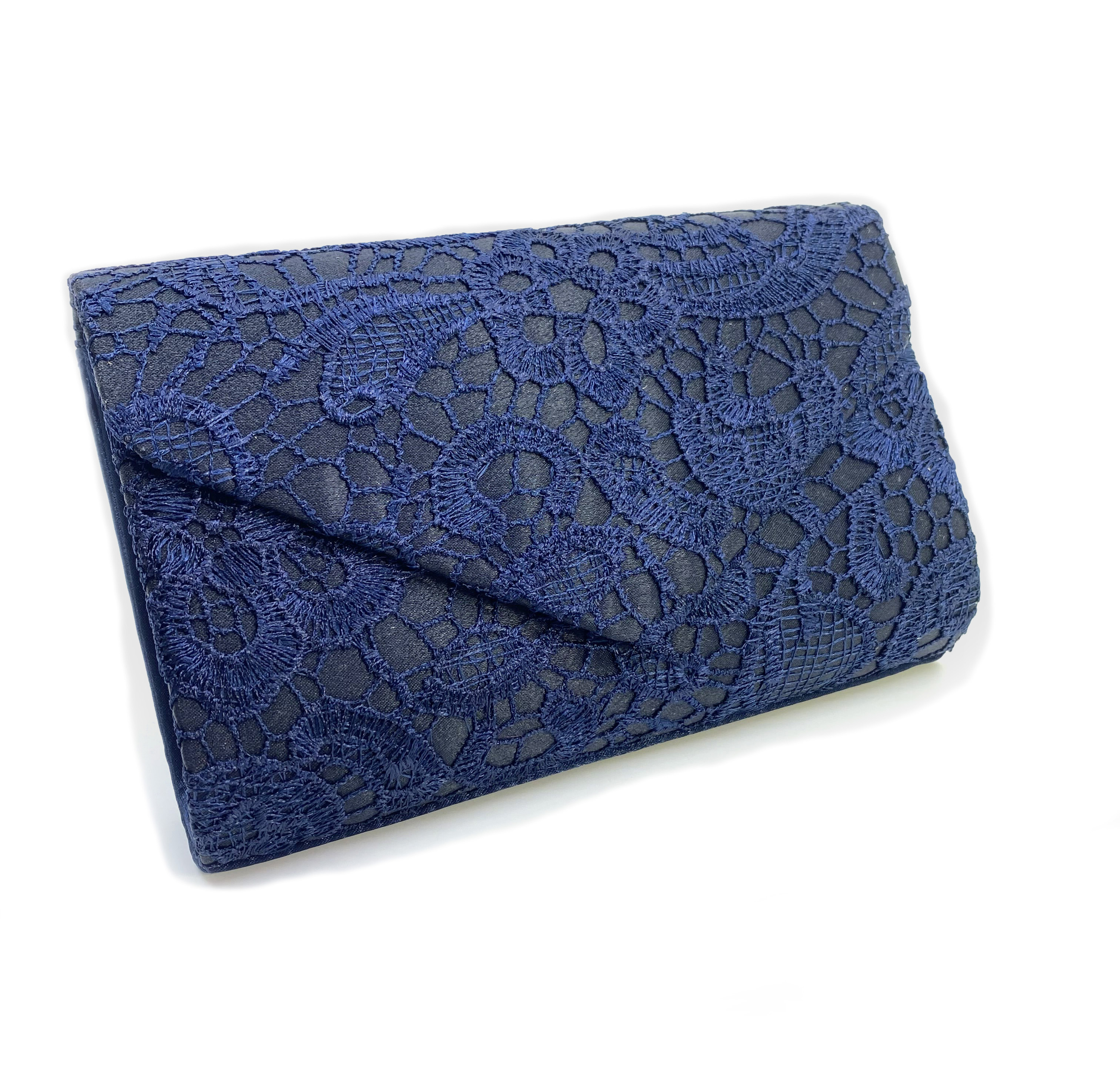 LAILA LACE CLUTCH BLUE