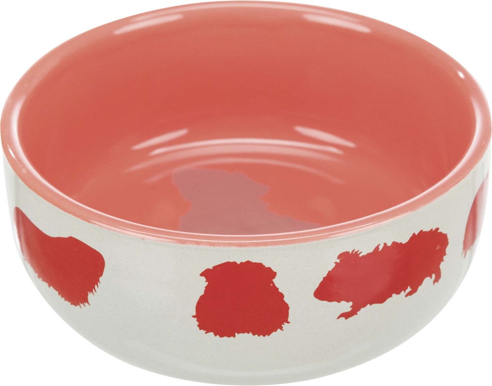 Matskål keramik motiv marsvin 11 cm, 250 ml - 4