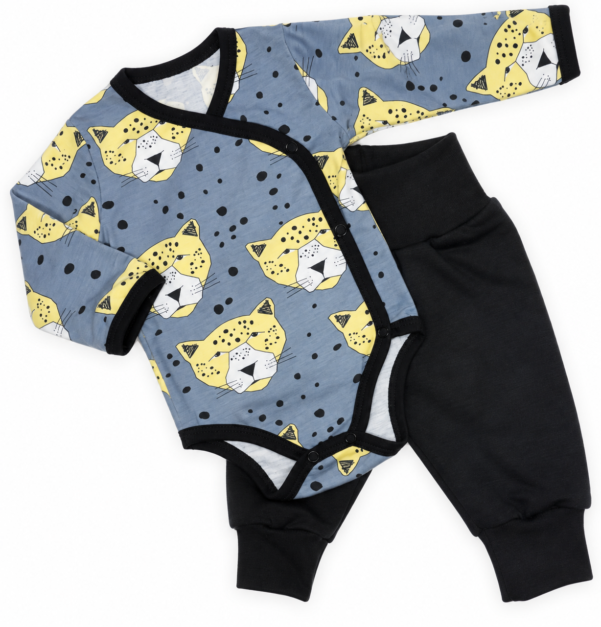 Babyset i bomull – Leopard | 50/56