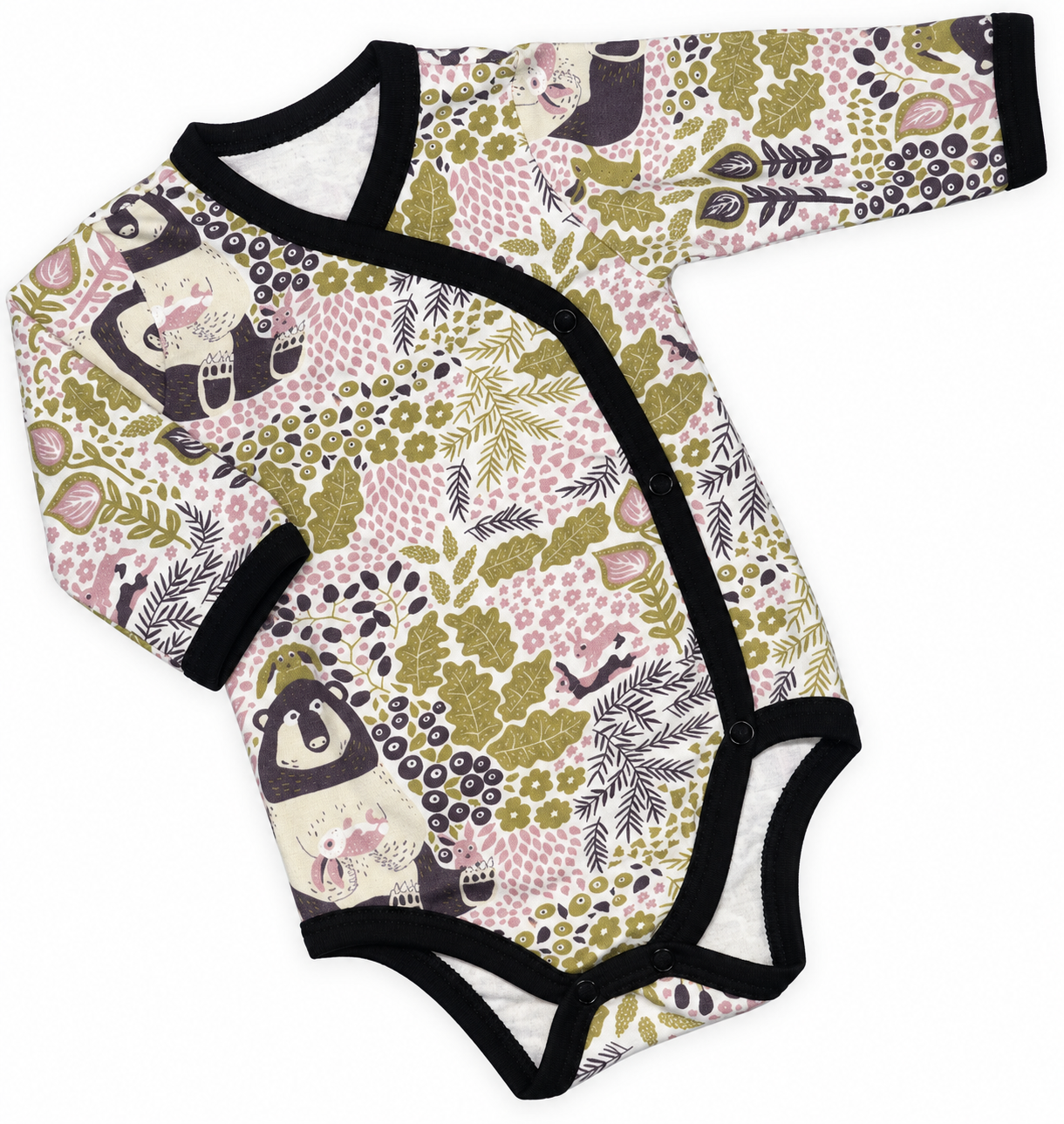 Babyset i bomull – Skogsbjörnar | 50/56 - 2